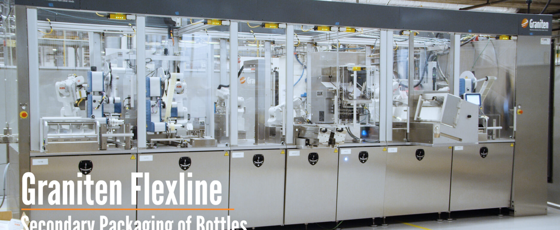 Graniten Flexline for Secondary Packaging of Bottles