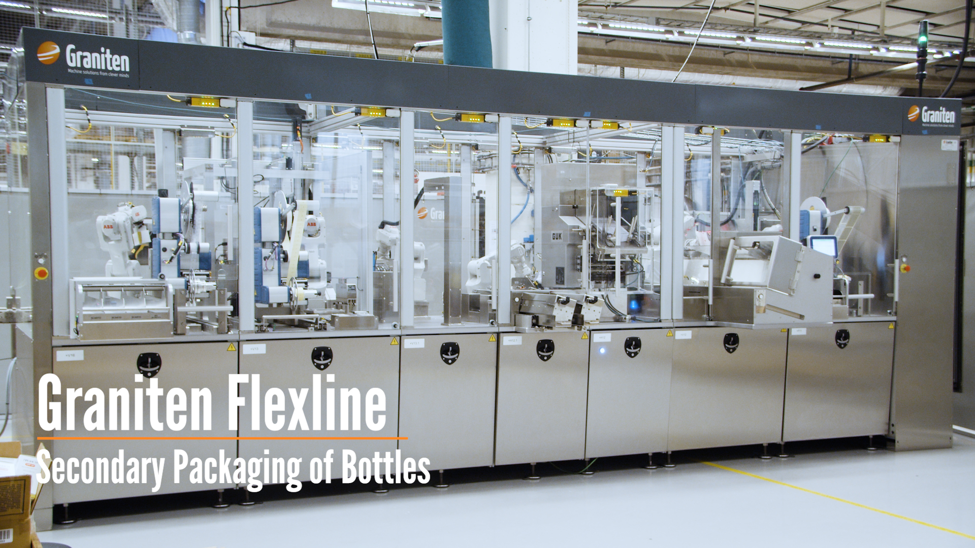 Graniten Flexline for Secondary Packaging of Bottles